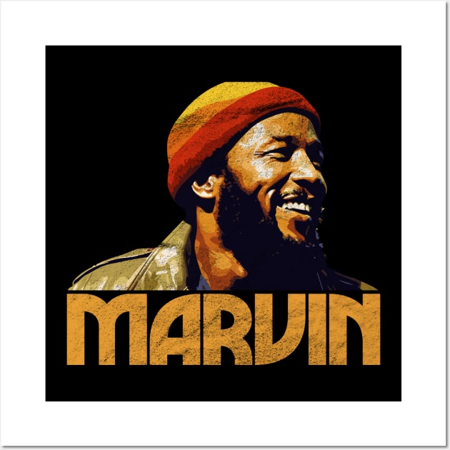 Marvin Gaye Vintage Wall Art by NineBlack